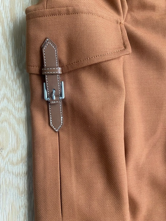Lauren Ralph Lauren Wool-Blend Serge Wide Leg Cargo Pant BNWT - Picture 7 of 7